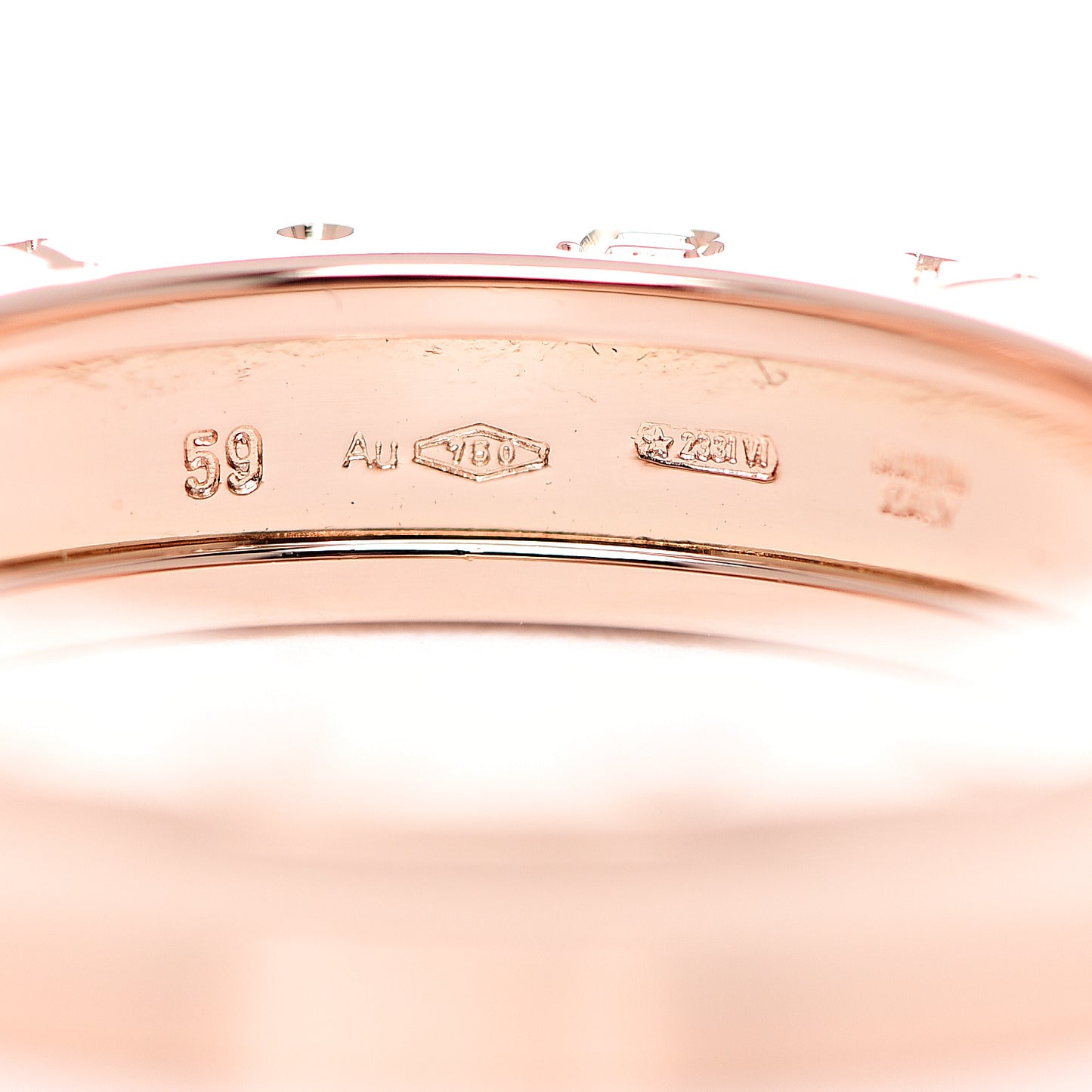 18K Rose Gold B.Zero1 One-Band Ring 59 8.75
