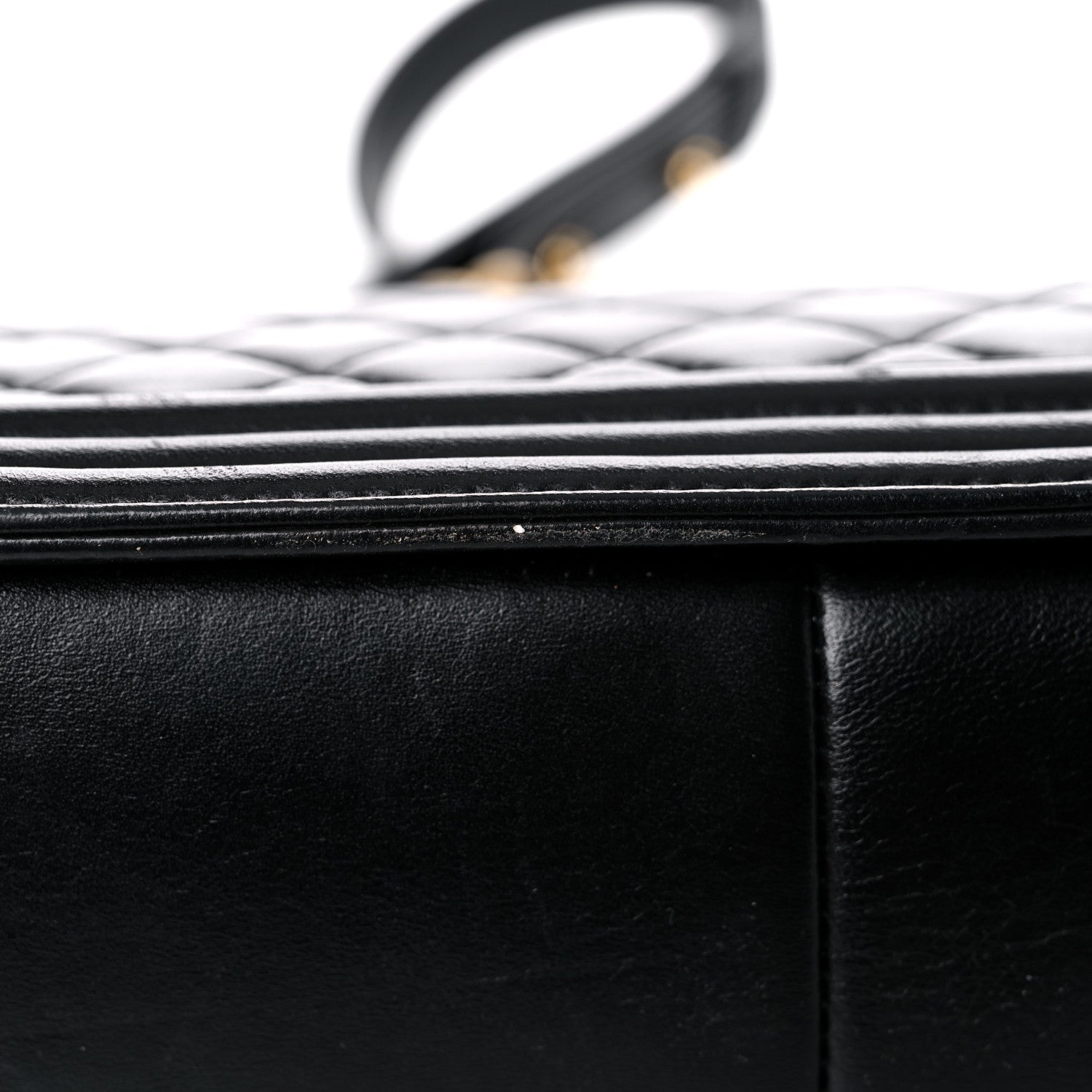 Chanel Lambskin Quilted Medium Boy Flap Black 14 of 29