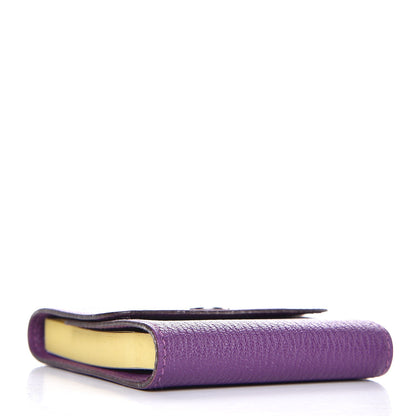 Hermes Chevre Post It Notepad Holder GM Violet 4 of 7