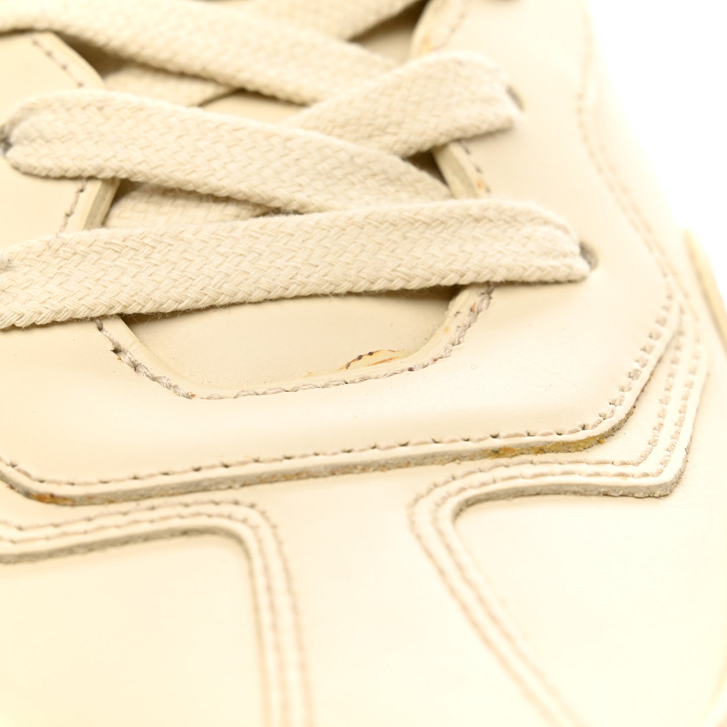 Calfskin Love Parade Mens Rhyton Sneakers 9.5 Ivory Multicolor