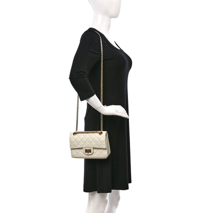 Chanel Aged Calfskin Quilted 2.55 Reissue 224 Flap White 2 of 10