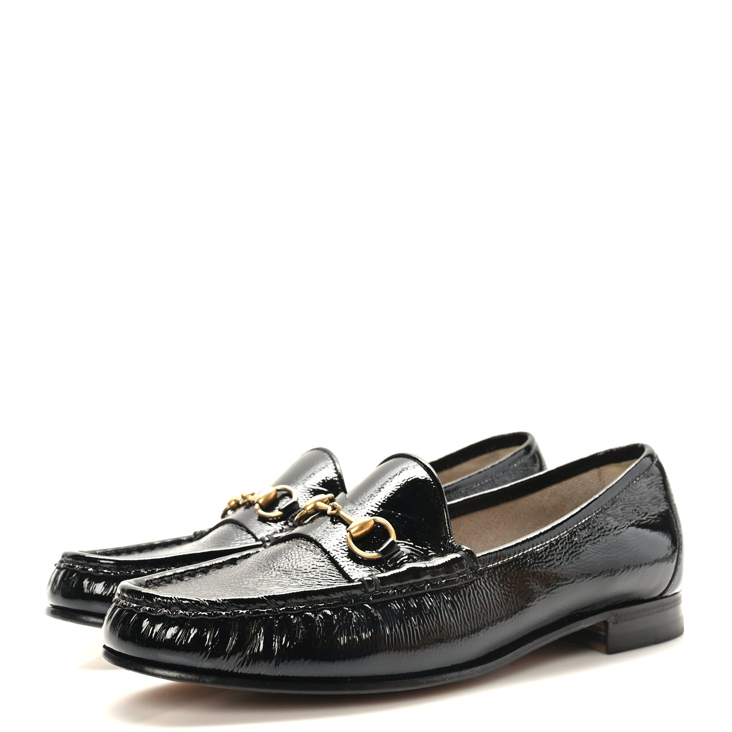 Patent Womens 1953 Horsebit Loafers 39.5 Black