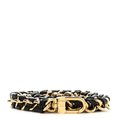 Louis Vuitton Calfskin Multi Pochette Chain Shoulder Strap Black Gold 1 of 3