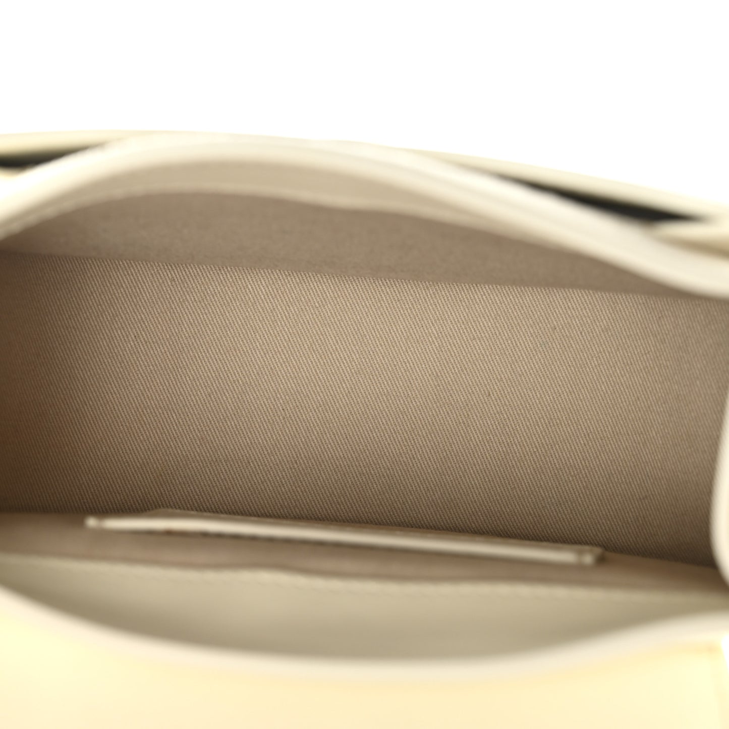 Calfskin Small Tess Bag Natural White