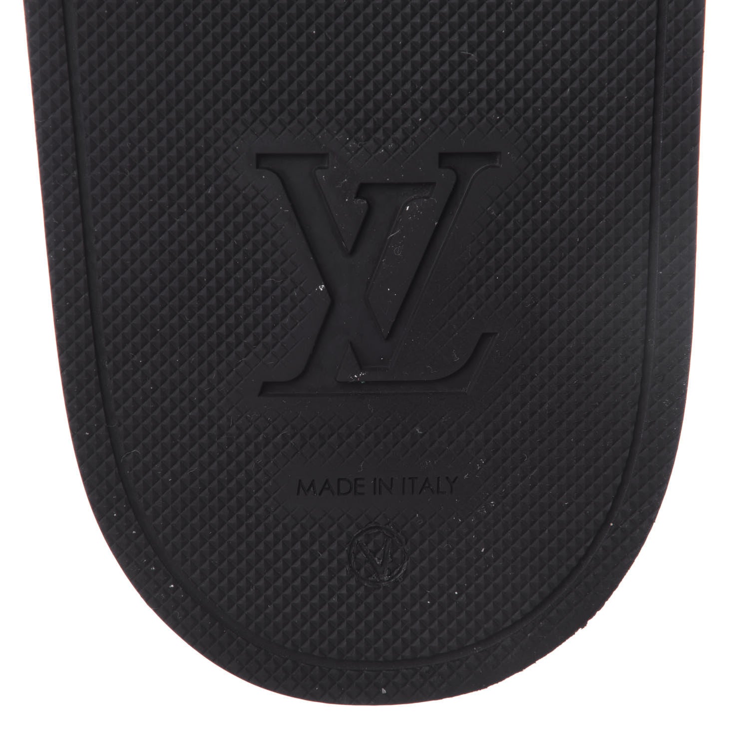 Louis Vuitton Calfskin Mens New Wave Mirabeau Flat Mules Black 8 of 10