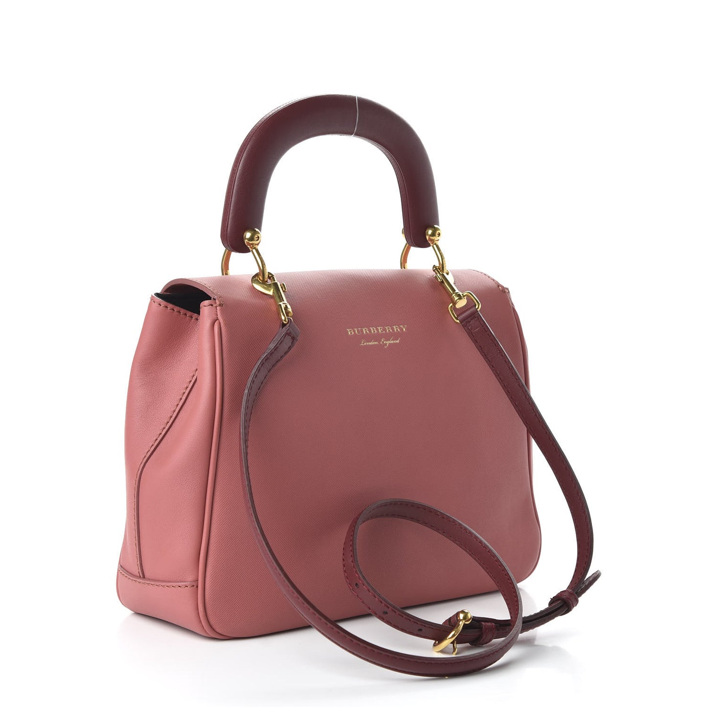 Trench Calfskin Medium DK88 Top Handle Bag Blossom Pink