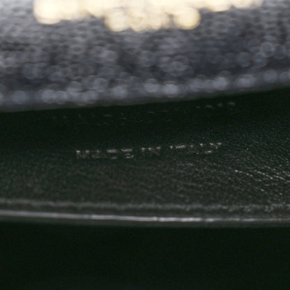 Saint Laurent Grain De Poudre Medium Classic Monogram Kate Satchel Black 7 of 10