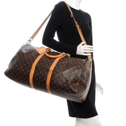 Louis Vuitton Monogram Keepall Bandouliere 55 2 of 16