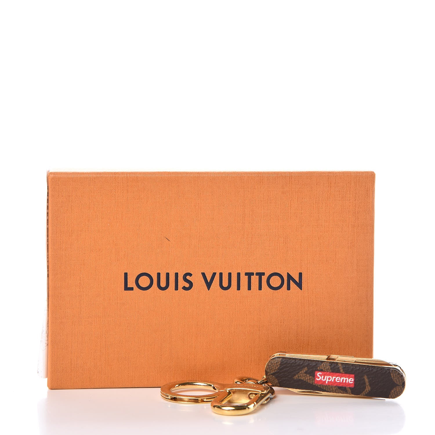 Louis Vuitton X SUPREME Monogram Pocket Knife Bag Charm Key Holder 4 of 4