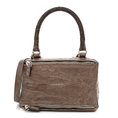 Givenchy Tumbled Sheepskin Small Pandora Charcoal 1 of 11