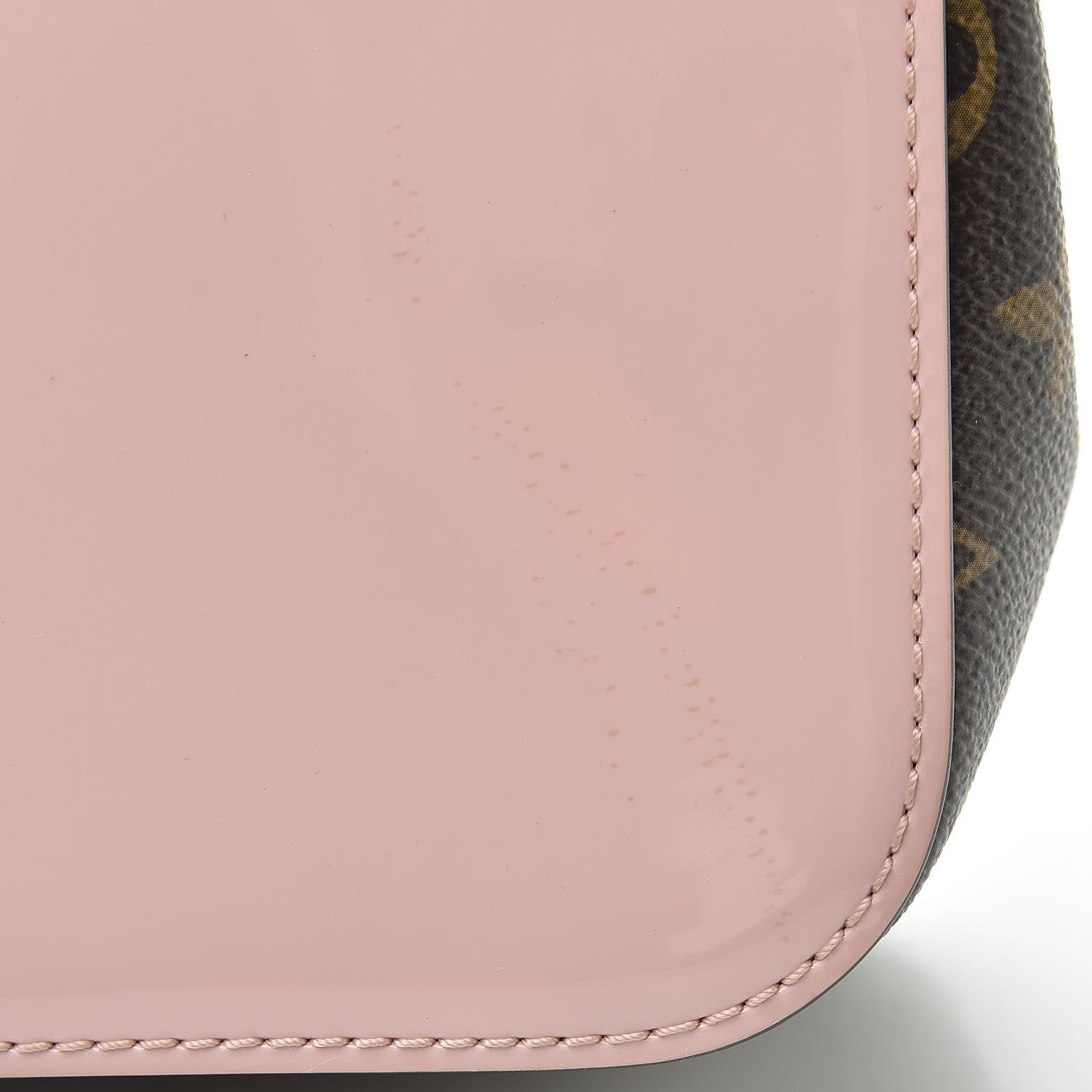 Louis Vuitton Patent Calfskin Monogram Cherrywood BB Rose Ballerine 12 of 12