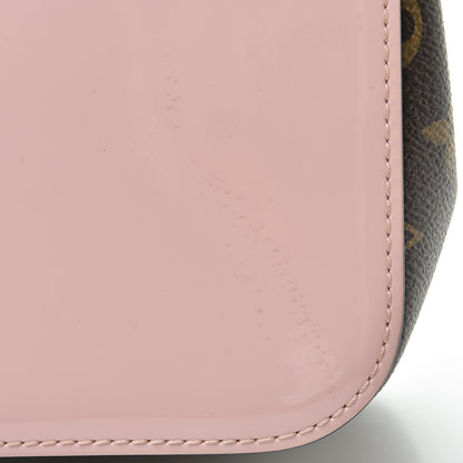Louis Vuitton Patent Calfskin Monogram Cherrywood BB Rose Ballerine 12 of 12