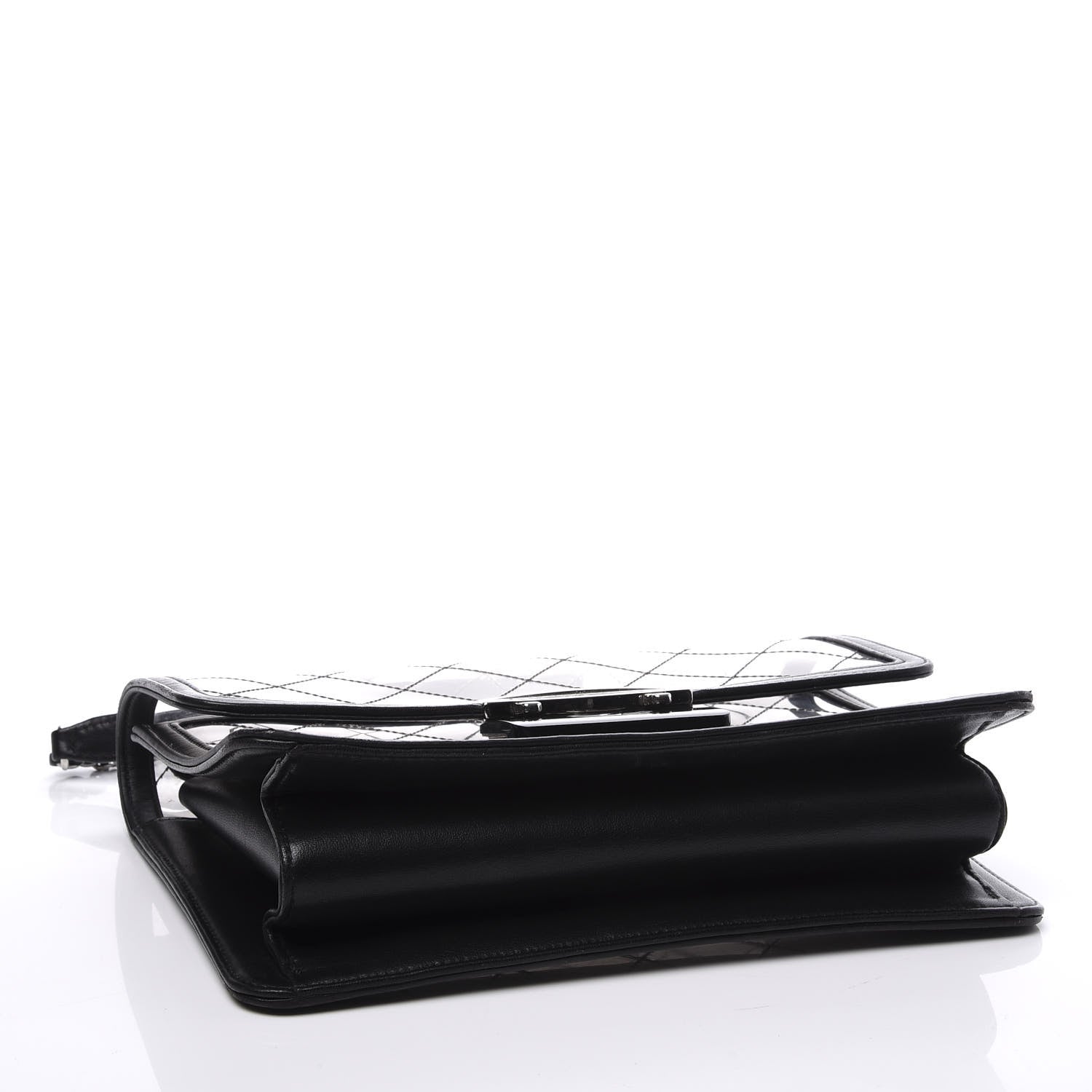 Chanel PVC Lambskin Quilted Beauty Lock Flap Black 3 of 9