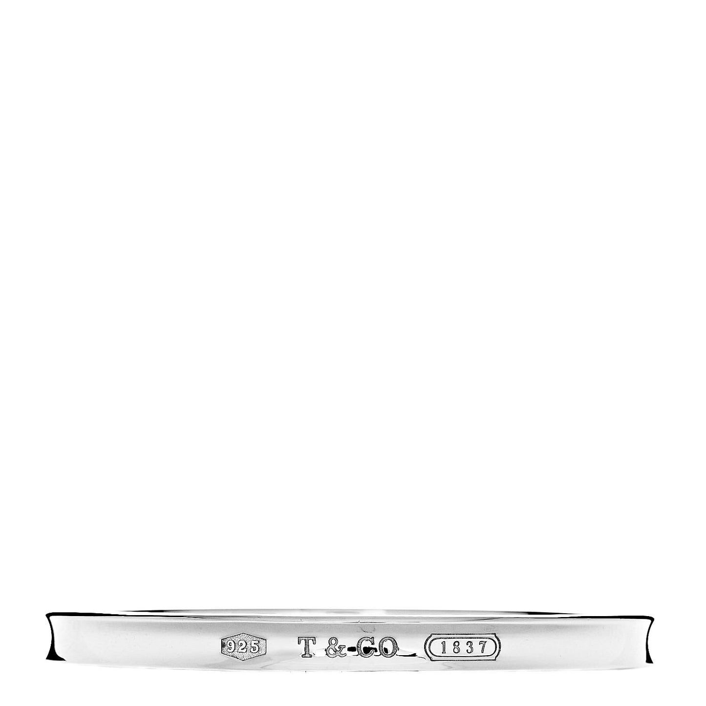 Sterling Silver Narrow 1837 Bangle Bracelet