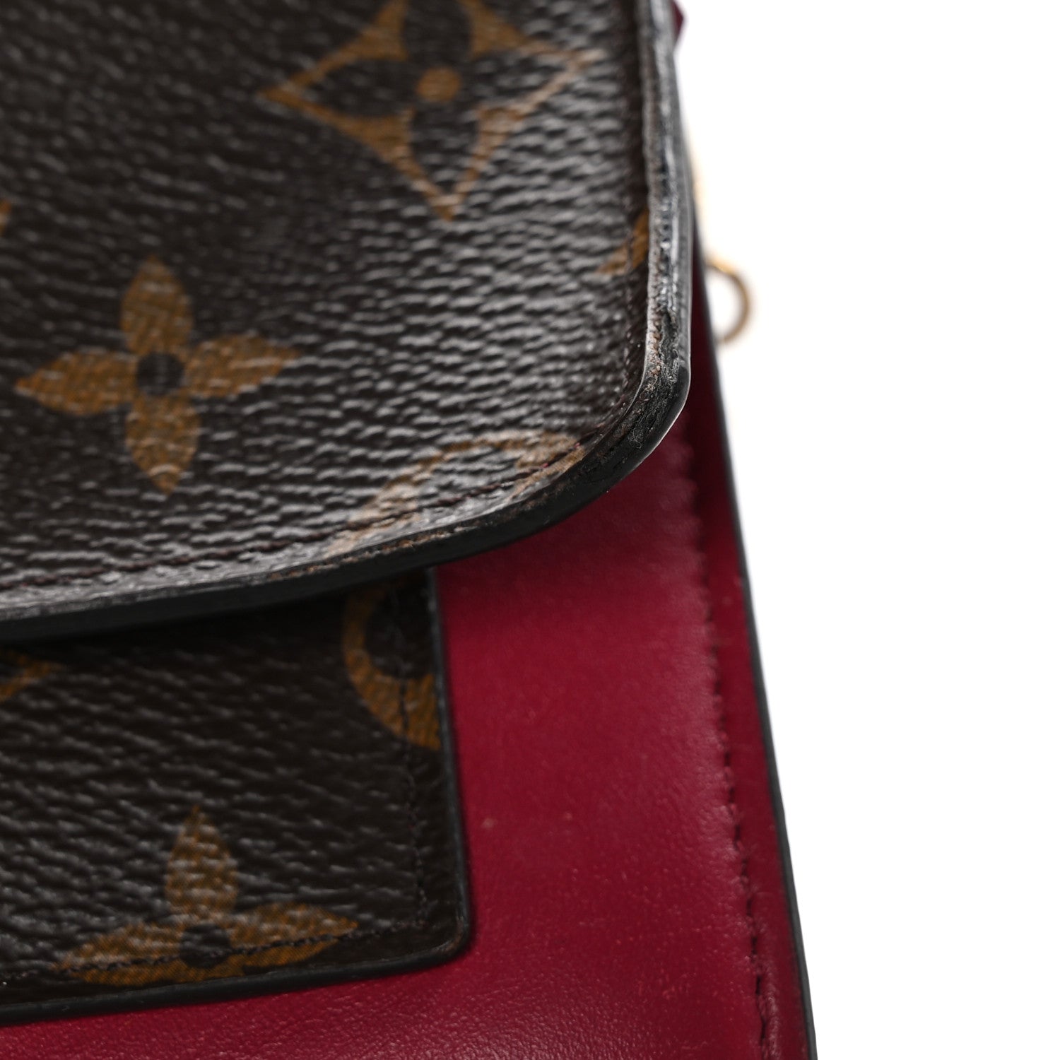 Louis Vuitton Monogram Flore Chain Wallet Fuchsia 13 of 13