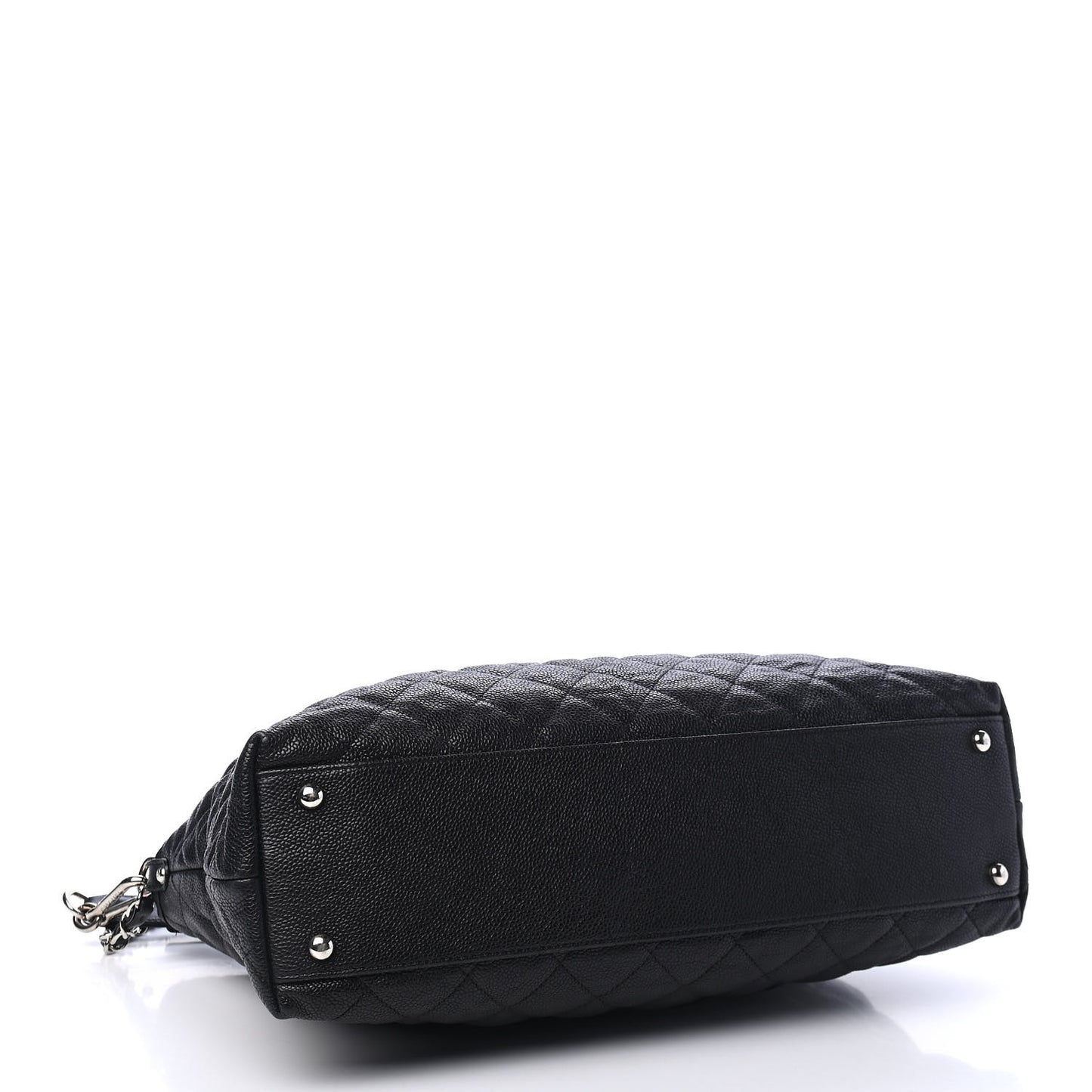 Caviar Quilted French Riviera Hobo Black