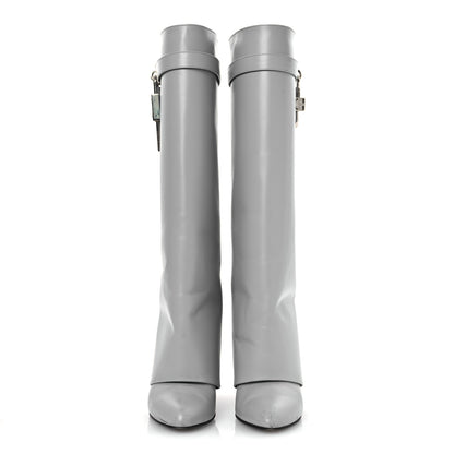 Givenchy Calfskin Shark Lock Pant Boots 36.5 Grey 3 of 16