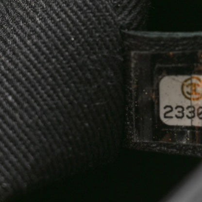 Chanel Washed Caviar Quilted Small Square Turn Around Ligne Flap Dark Grey 7 of 14