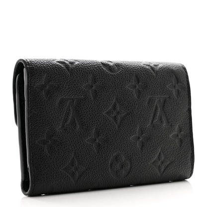 Louis Vuitton Empreinte Compact Curieuse Wallet Black 3 of 6