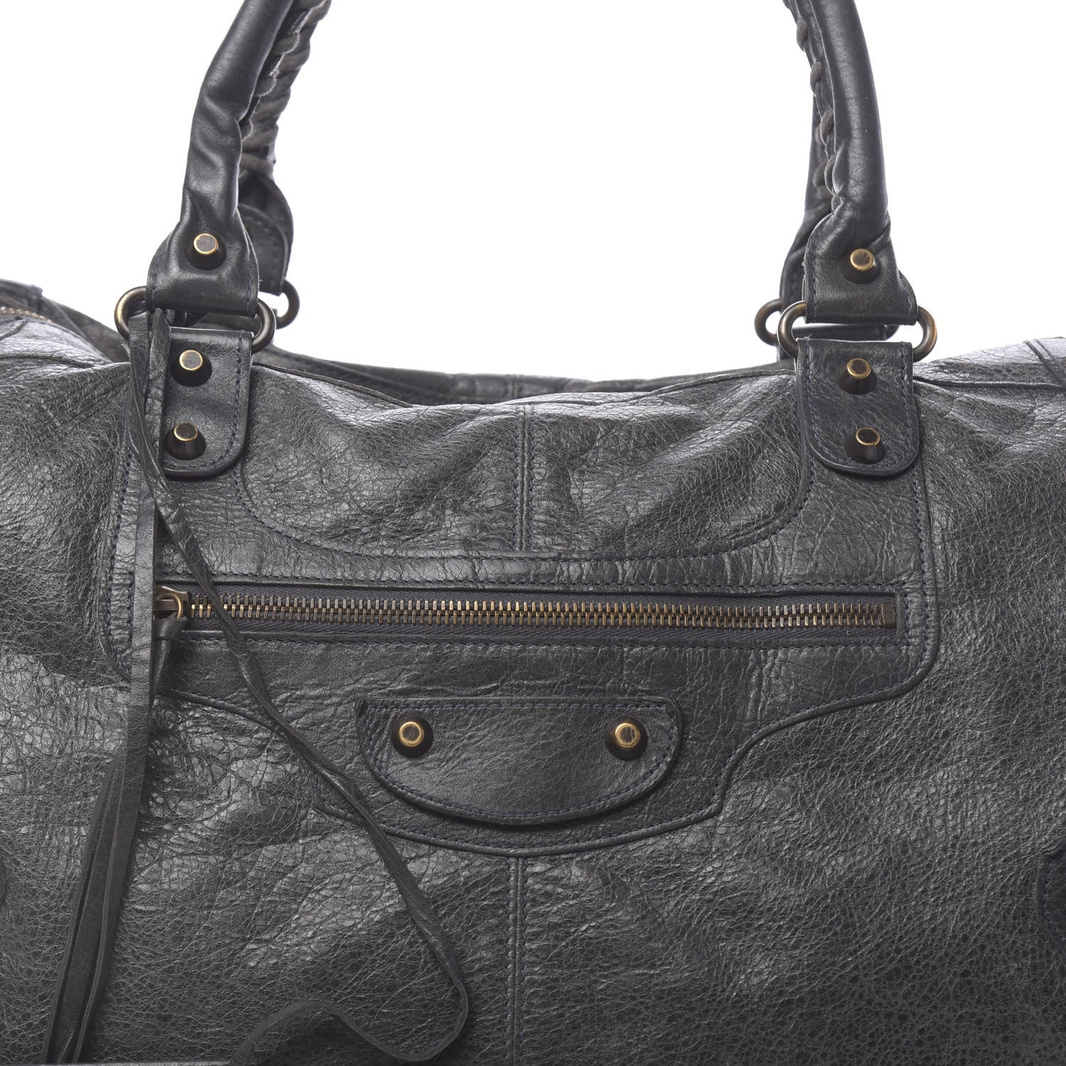 Balenciaga Agneau Classic Hardware Work Gris Tarmac 12 of 14