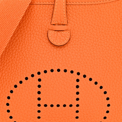 Hermes Taurillon Clemence Evelyne TPM Orange 8 of 11