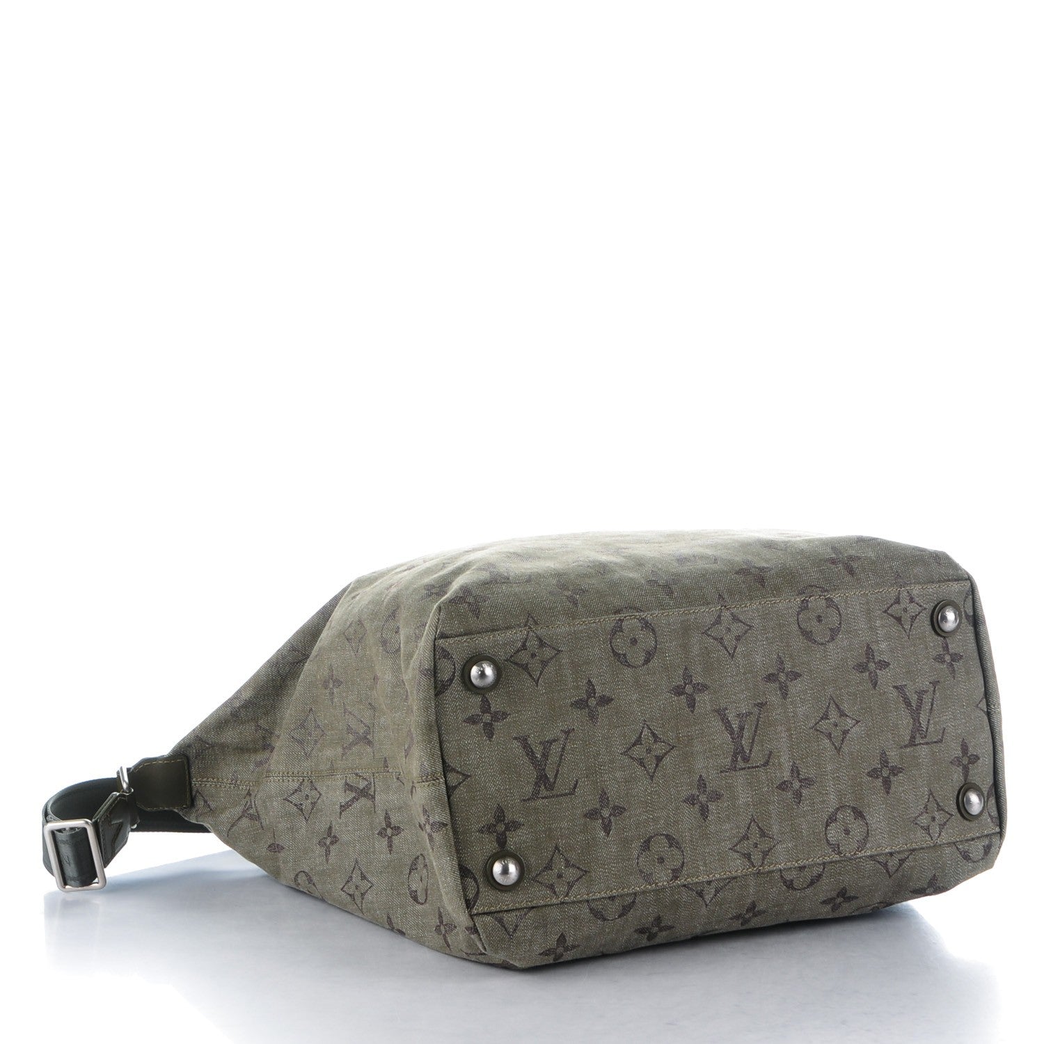 Louis Vuitton Monogram Denim Impression Besace GM Kaki Fonce 4 of 7