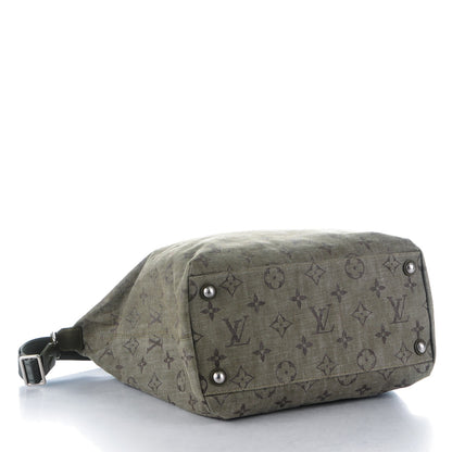 Louis Vuitton Monogram Denim Impression Besace GM Kaki Fonce 4 of 7