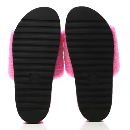 Louis Vuitton Shearling Paseo Flat Comfort Mule 38 Pink 4 of 4