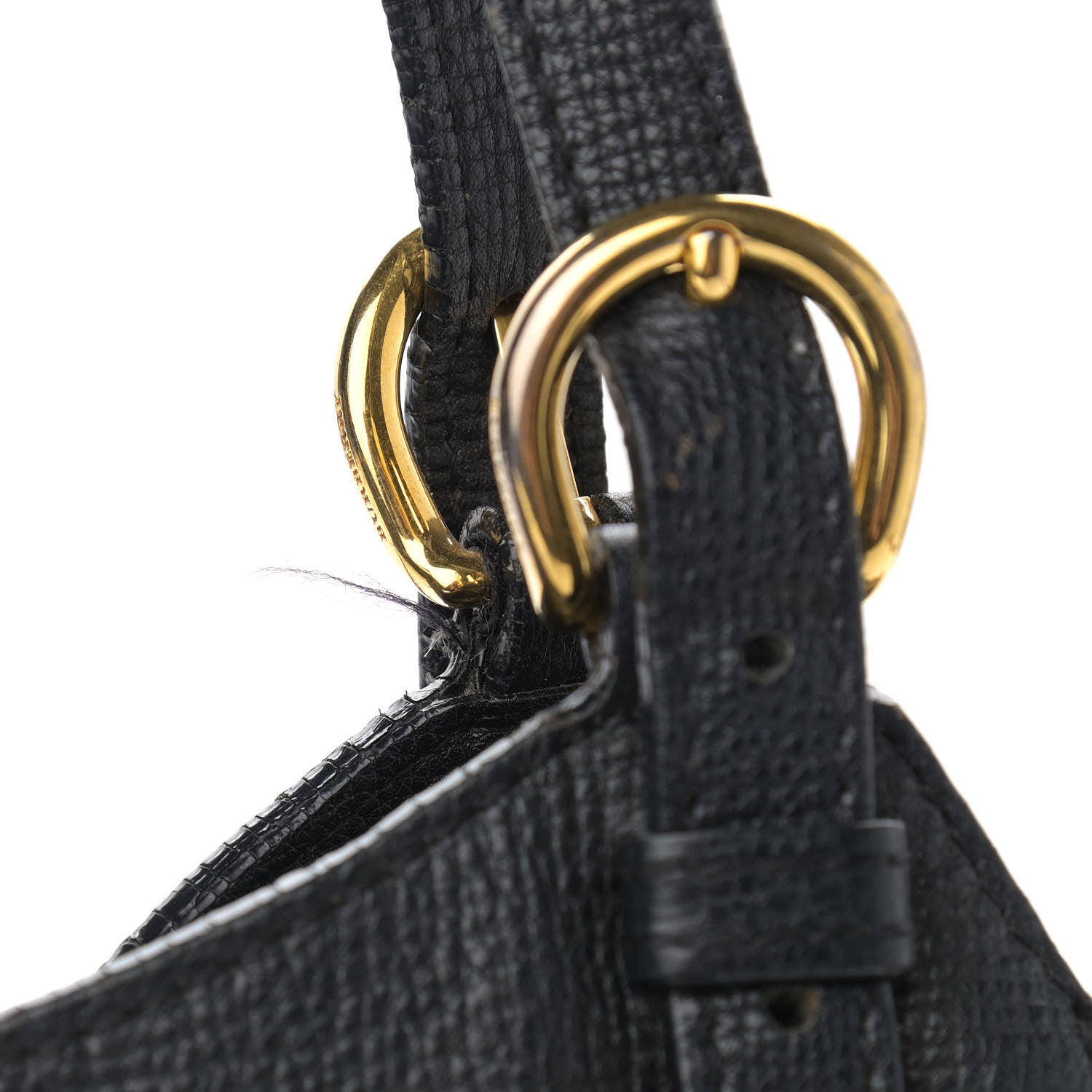 Burberry Grainy Calfskin House Check Small Canterbury Black 10 of 12