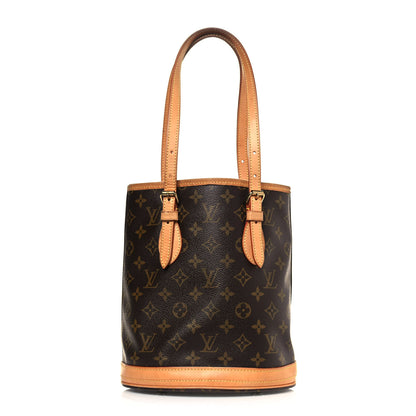 Louis Vuitton Monogram Petit Bucket 23 1 of 17