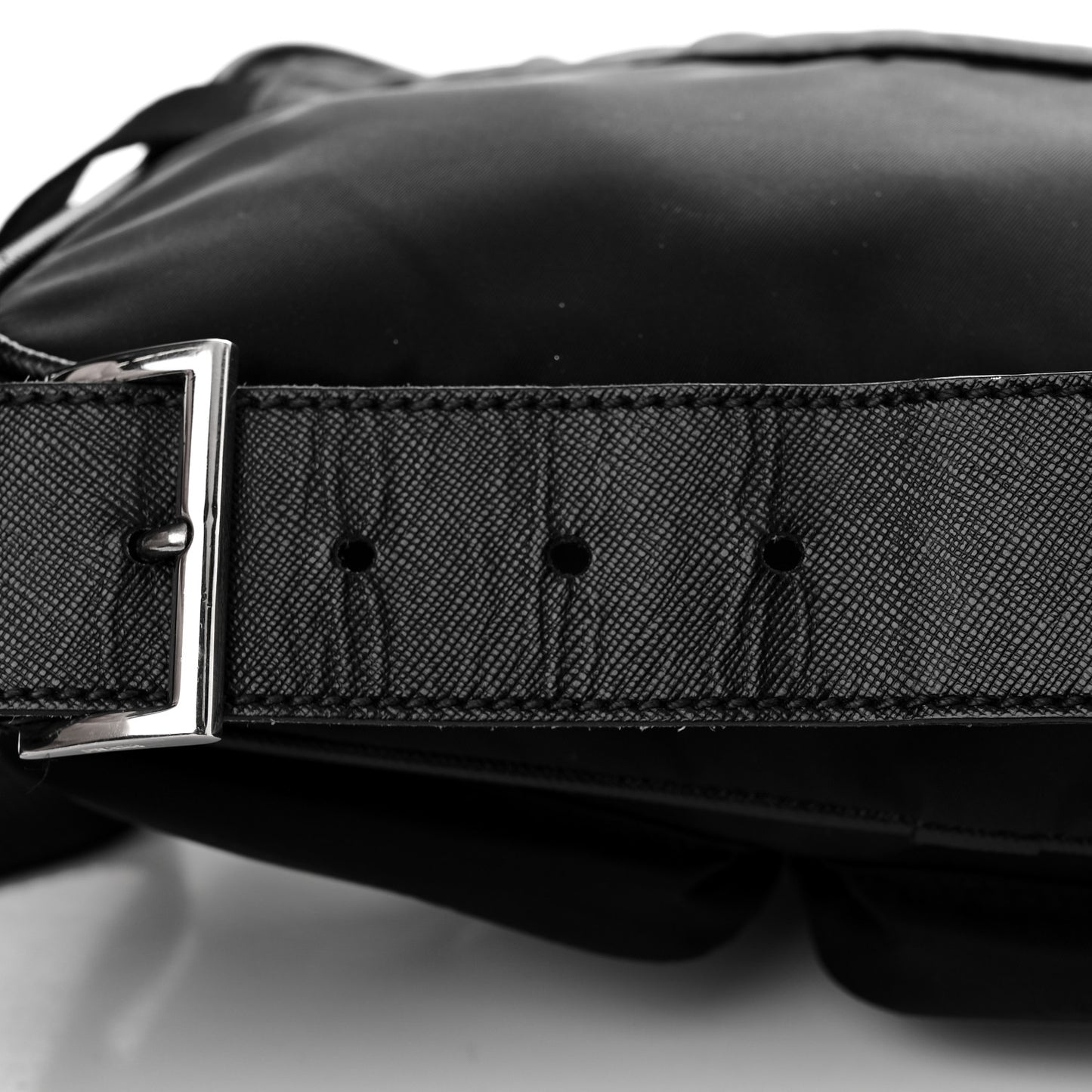 Tessuto Nylon Multi Pocket Belt Bag Black