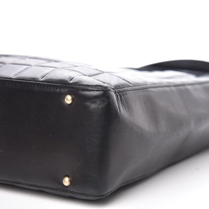 Chanel Lambskin Quilted Chocolate Bar Tote Black 11 of 15