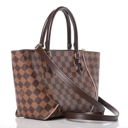 Louis Vuitton Damier Ebene Caissa Tote PM Rose Ballerine 3 of 7