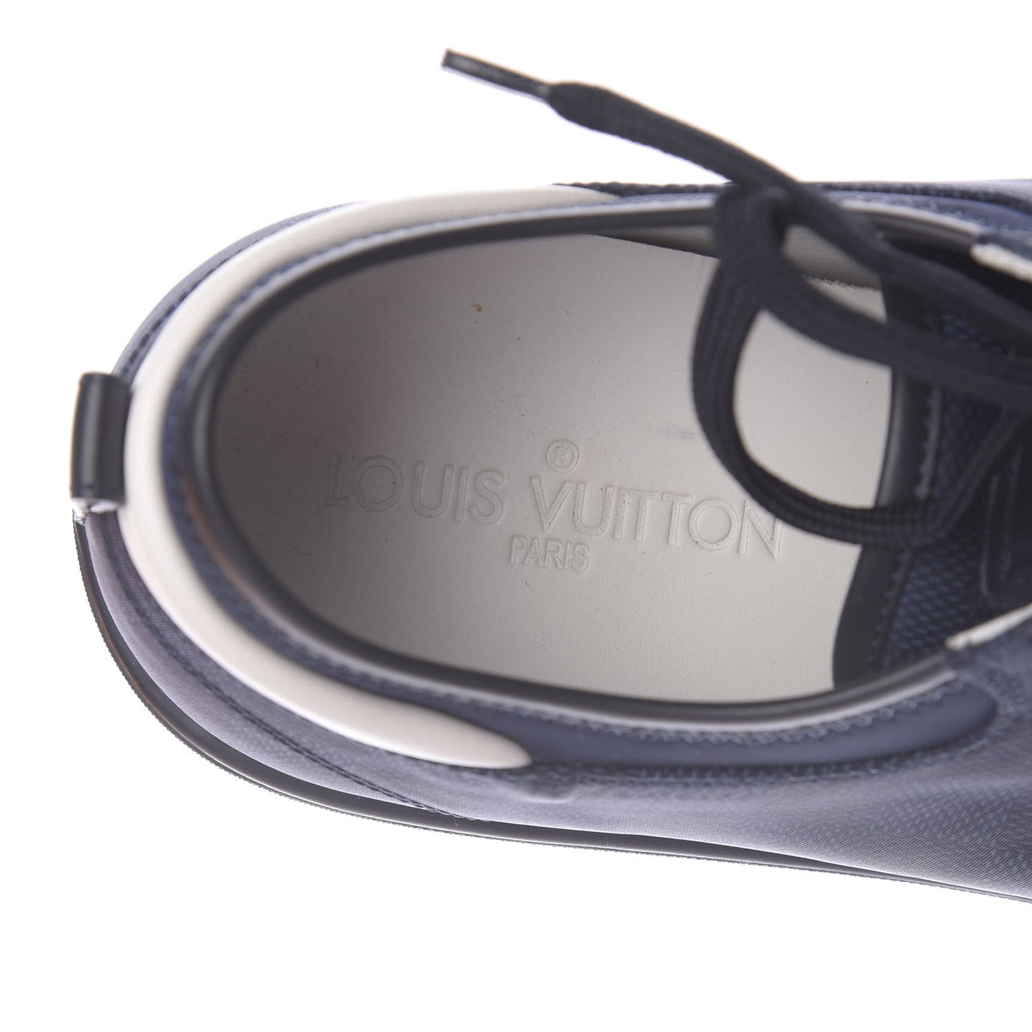 Lambskin Damier Baseball Sneakers 10 Blue