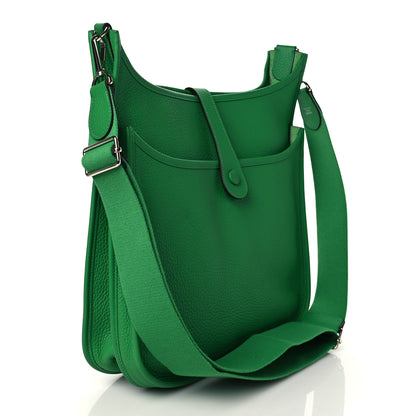 Hermes Taurillon Clemence Evelyne III PM Bambou 3 of 12