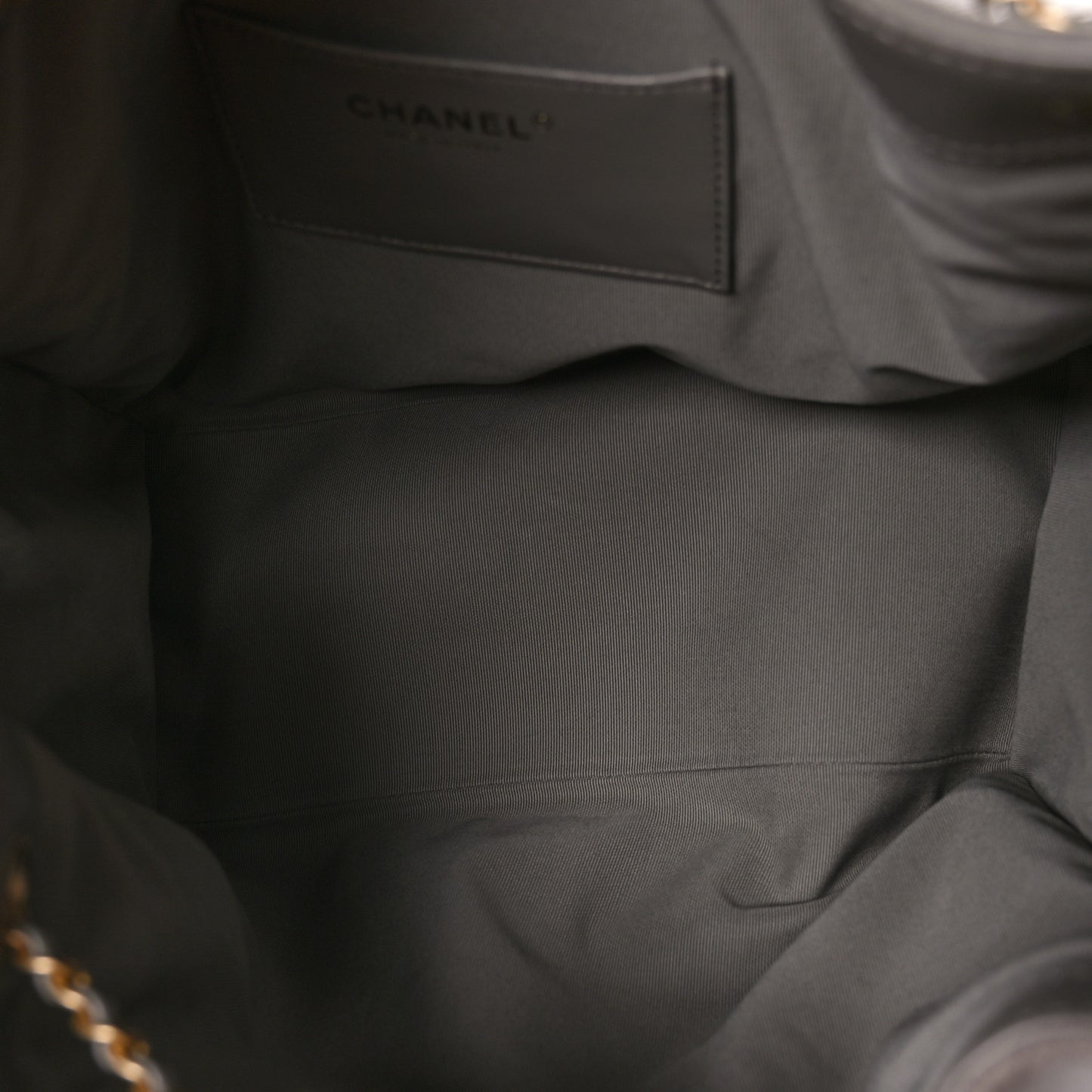 Suede Quilted Medium Chanel 25 Handbag Dark Grey