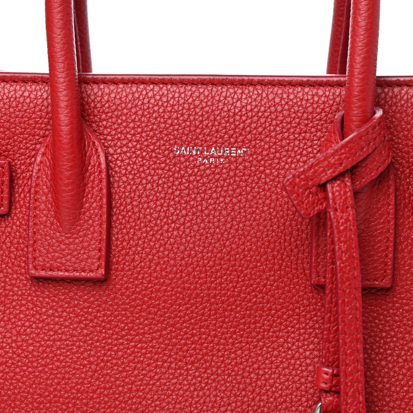 Grained Calfskin Baby Sac De Jour Souple Red