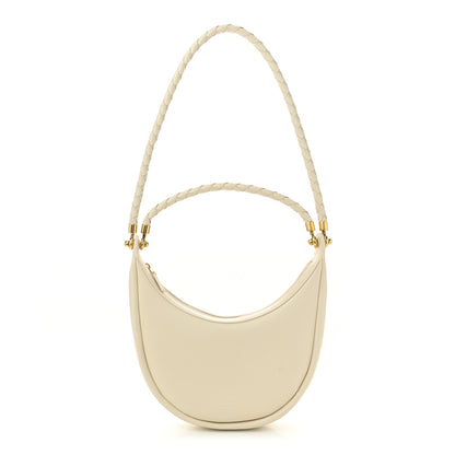 Bottega Veneta Smooth Calfskin Hula Hoop Shoulder Bag Sea Salt 1 of 10