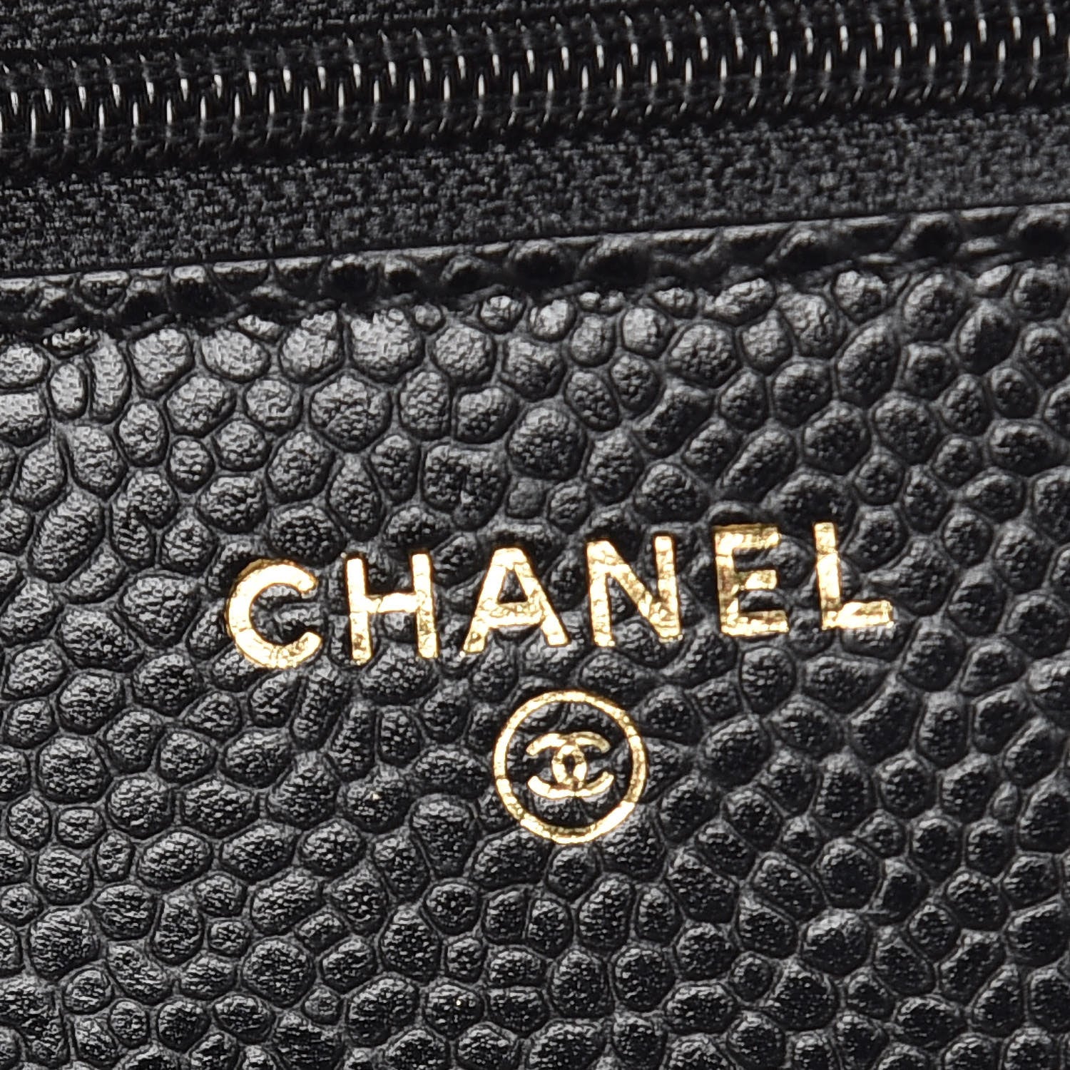 Chanel Caviar Quilted Wallet On Chain WOC Black 8 of 10