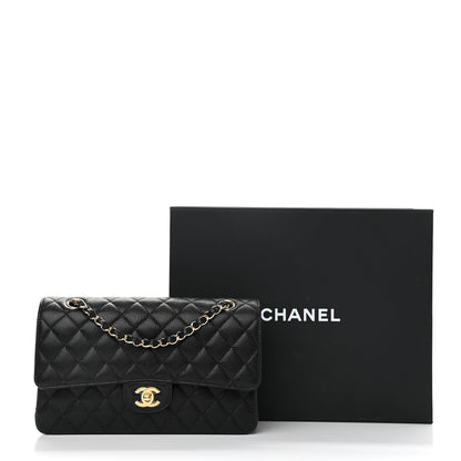 Chanel Caviar Quilted Medium Double Flap Black 11 of 11
