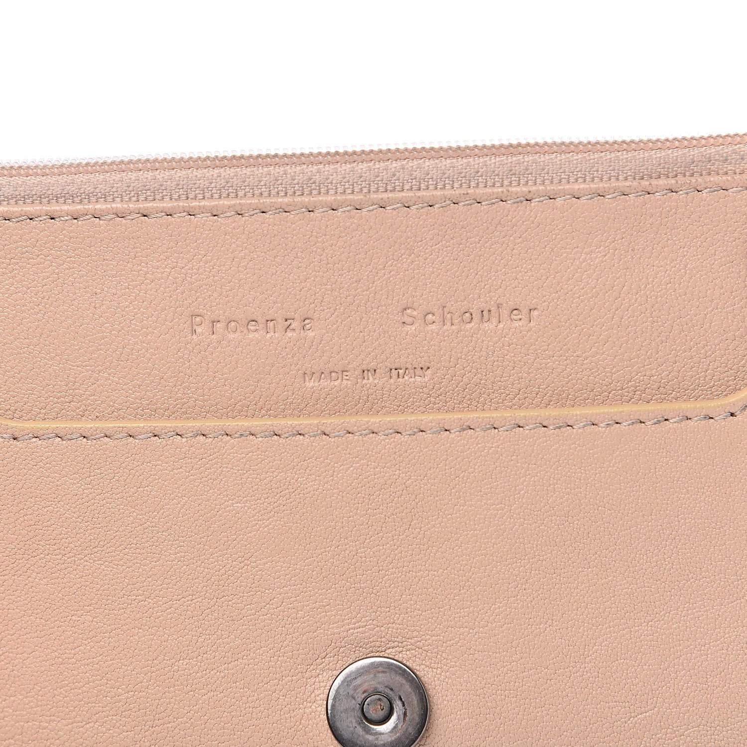 Proenza Schouler Lambskin Fringe PS1 Chain Wallet Beige 6 of 14