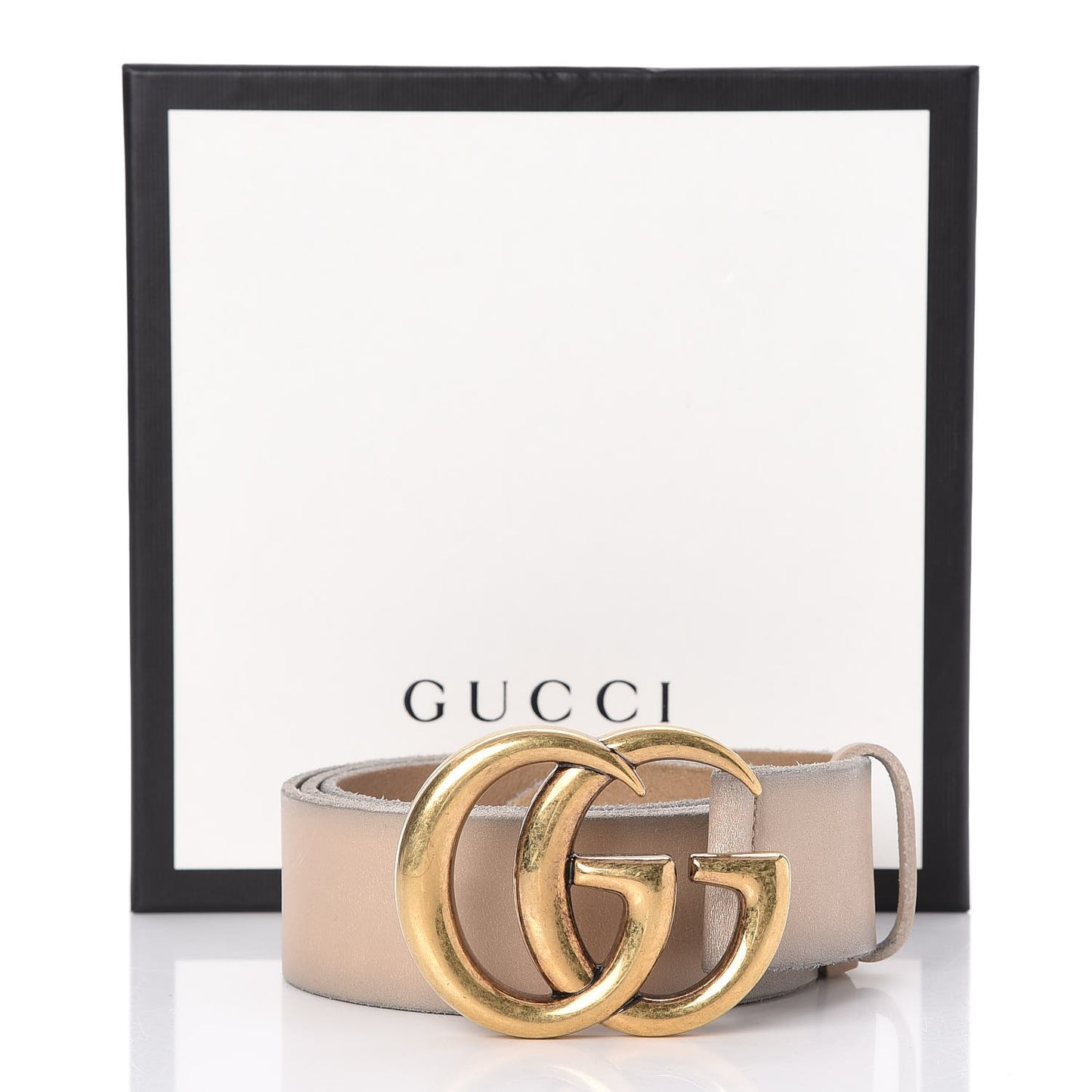 Cuoio Toscano Double G 40mm Belt 95 38 Oatmeal