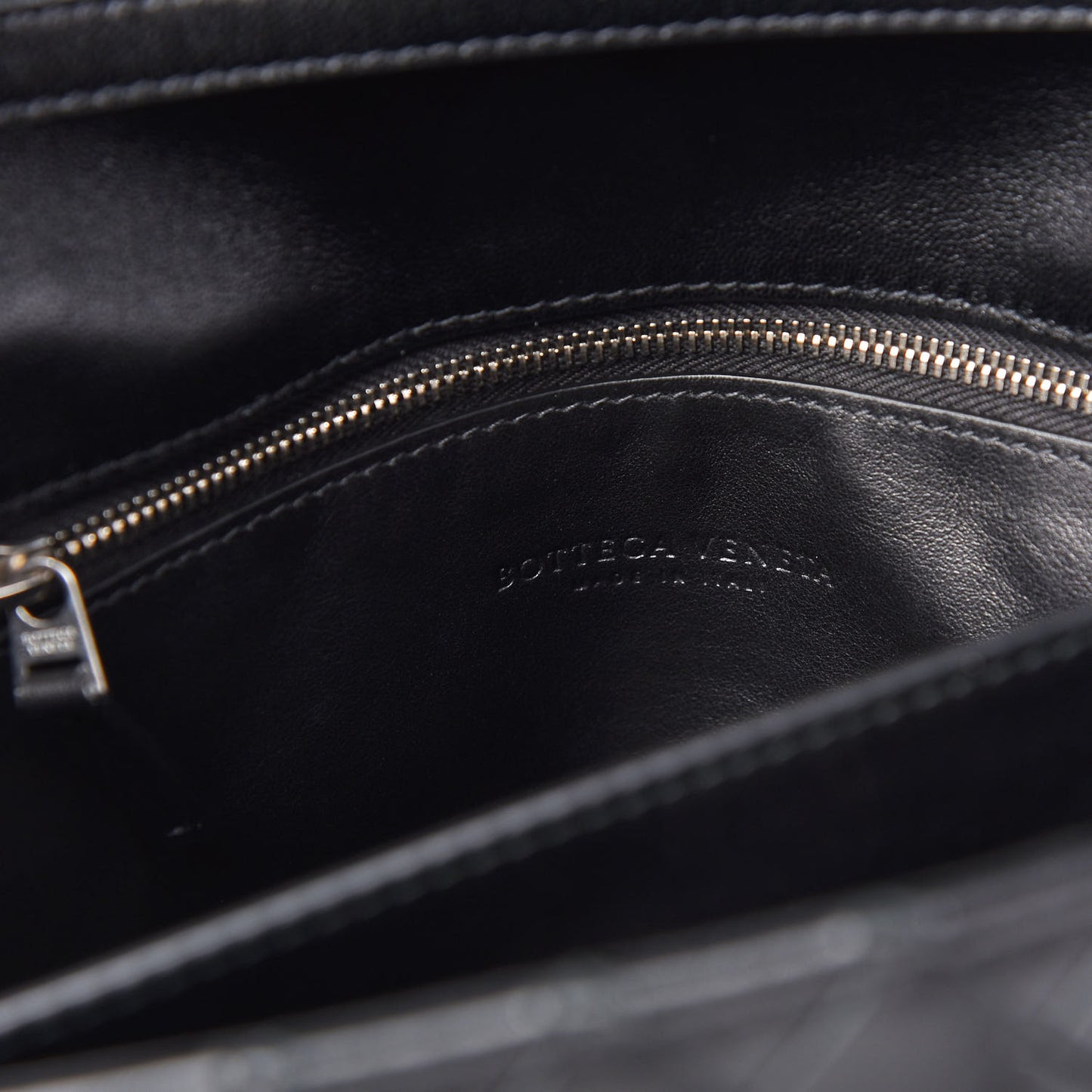Nappa Intrecciato Crossbody Black