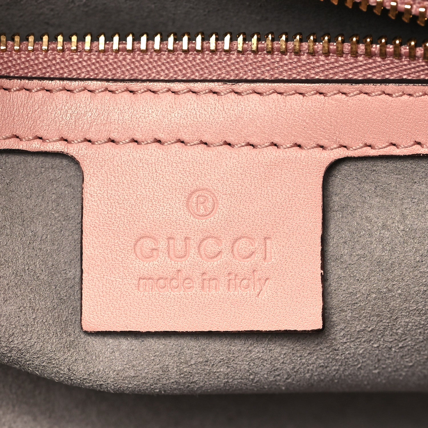 Gucci Nappa Bamboo Small Nymphaea Top Handle Bag Perfect Pink 6 of 10