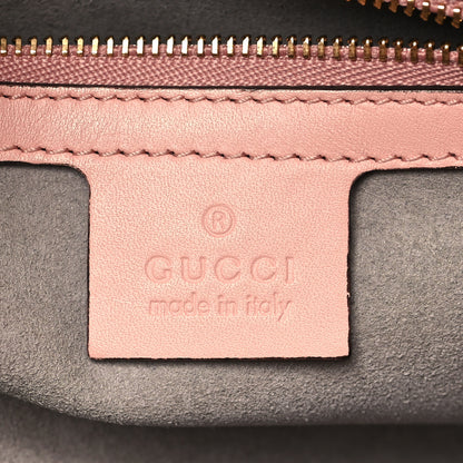 Gucci Nappa Bamboo Small Nymphaea Top Handle Bag Perfect Pink 6 of 10