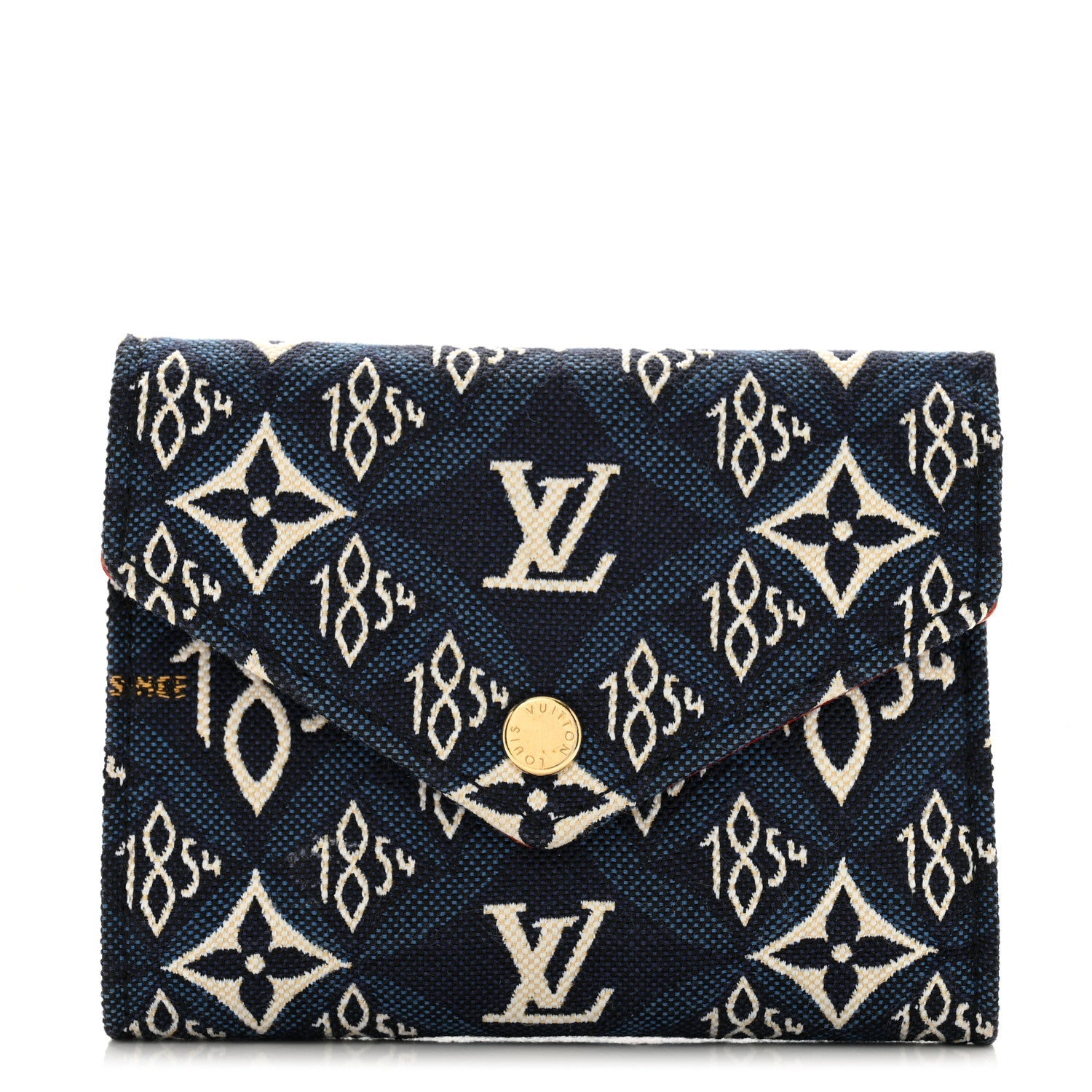 Louis Vuitton Jacquard Since 1854 Victorine Wallet Blue 1 of 9