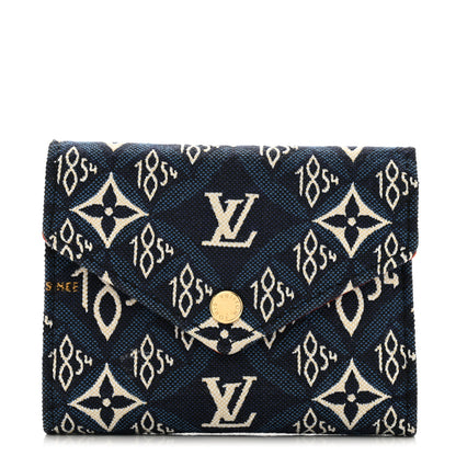 Louis Vuitton Jacquard Since 1854 Victorine Wallet Blue 1 of 9