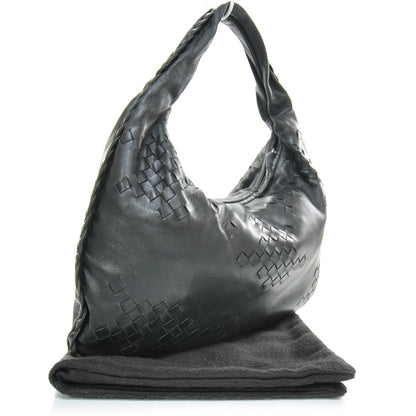 Bottega Veneta Woven Medium Veneta Hobo Nero 3 of 11