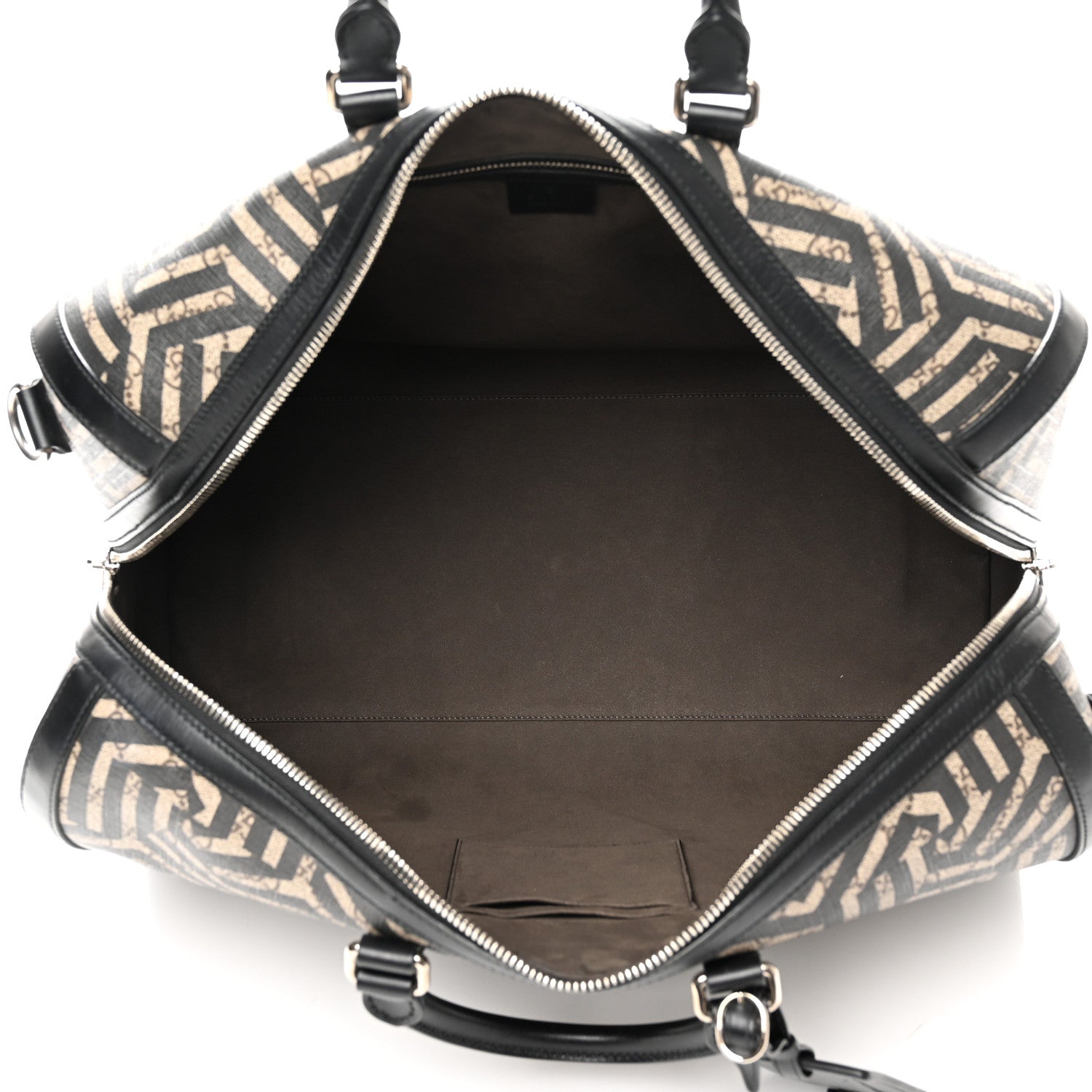 Gucci GG Supreme Monogram Caleido Medium Duffle Black 4 of 11