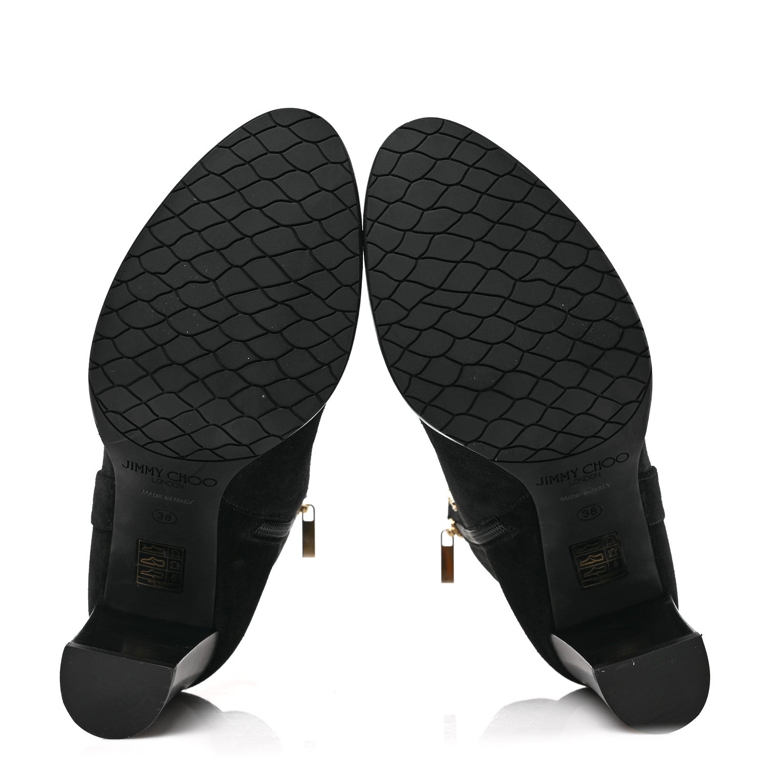 Jimmy Choo Suede Harlow Ankle Boots 38 Black 5 of 6